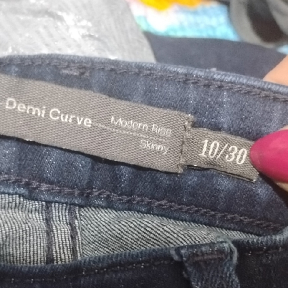 Lee Demi Curve Modern Rise Skinny Jeans - Blue
